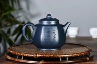 《六方菱花》經典器型紫砂天青泥古樸典雅