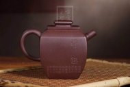 《四方巨輪》宜興名家紫砂壺工藝美術師手工紫泥巨輪泡茶壺茶具家用套裝