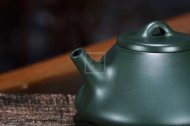 《石瓢》民國(guó)綠紫砂茶壺石瓢全手工實(shí)力派名家宜興原礦紫砂喝茶壺