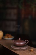《一粒珠》宜興一粒珠紫砂工藝美術(shù)師手工紫泥泡茶壺套壺