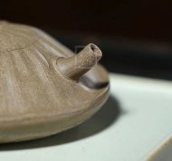 《小蓮蓬》宜興青灰泥工藝美術師全手工收藏把玩創(chuàng)新壺茶具