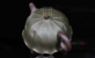 《荷葉》宜興名家紫砂壺工藝美術(shù)師手工民國(guó)綠，紫泥功夫茶具茶壺家用