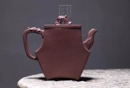 《山水龍泉》宜興紫砂壺純手工高級(jí)工藝美術(shù)師底槽青茶具