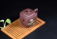 《立方》宜興紫砂壺黃龍山滿(mǎn)天星紫砂壺方斗紫砂壺