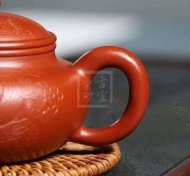 《盤龍仿古》宜興紫砂壺實(shí)力派名家手工珍稀大紅袍泡茶壺禮品仿古