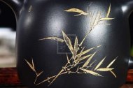 《秦權(quán)》宜興紫砂壺全手工工藝美術(shù)師茶具純泡茶壺稀有烏金泥秦權(quán)