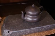 《葫蘆》宜興紫砂壺工藝美術師手工茶壺茶具黑朱泥葫蘆