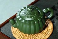 《錦上添花》宜興紫砂壺實(shí)力派名家純手工珍稀民國綠中壺茶具泡茶壺