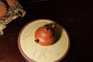 《孟臣潘壺》宜興紫砂壺助理工藝美術(shù)師手工朱泥潘壺紫砂壺茶具