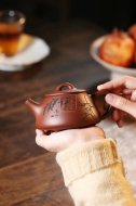 《石瓢》宜興紫砂壺實(shí)力派名家茶具底槽青石瓢