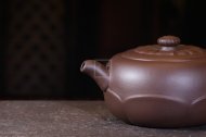 《梵蓮》宜興紫砂壺工藝美術師手工茶壺紫泥