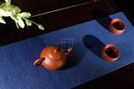 《梨形壺》孟臣款宜興紫砂壺名家純?nèi)止げ鑹鼐咴V朱泥梨形壺