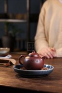 《三足乳丁》宜興紫砂茶壺實(shí)力派名家保真純手工紫泥乳鼎