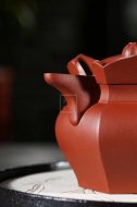 《僧帽》宜興紫砂壺工藝美術(shù)師手工茶壺茶具底槽青僧帽