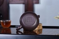 《竹節(jié)西施》宜興紫砂壺純全手工名家家用禮品茶具套裝原礦老紫泥西施茶壺