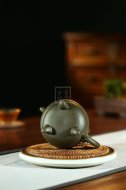 《三足龍泉》宜興紫砂壺工藝美術(shù)師純手工民國綠泡茶壺創(chuàng)新壺茶具