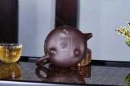 《矮石瓢》純手工石瓢紫砂壺高級工藝美術(shù)師全手工宜興紅砂紫泥茶壺花器