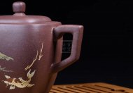 《立方》宜興紫砂壺黃龍山滿(mǎn)天星紫砂壺方斗紫砂壺