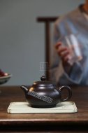 《長樂》紫砂壺中國工藝美術(shù)大師全手工純制壺黑泥