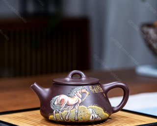 精工作品推薦！品名：馬到成功，泥料：原礦