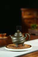 《三足龍泉》宜興紫砂壺工藝美術(shù)師純手工民國綠泡茶壺創(chuàng)新壺茶具