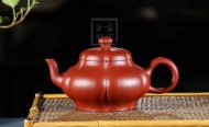 《菱韻花香》宜興紫砂菱花壺手工高級(jí)工藝美術(shù)師泡茶壺茶具大紅袍