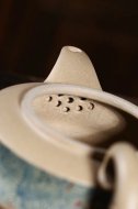 《福在眼前》宜興紫砂壺曲壺工藝美術(shù)師手工本山綠泥泡茶壺禮品