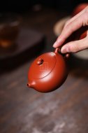 《扁西施》紫砂壺宜興實(shí)力派名家手工小煤窯朱泥西施泡茶壺茶壺