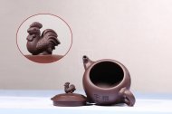 《福壽安康》宜興紫泥工藝美術(shù)師全手工收藏把玩茶具