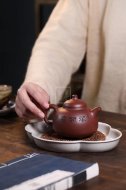 《三足乳丁》宜興紫砂茶壺實(shí)力派名家保真純手工紫泥乳鼎