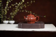 《宜興紫砂儲(chǔ)水式壺承/干泡盤(pán)》宜興工紫砂壺紫砂茶壺茶具