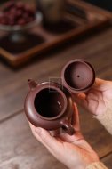 《鏡圓》宜興紫砂壺實力派名家手工文革紫泥