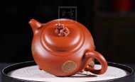 《獅韻》紫砂壺全手工茶壺老師小紅泥，絞泥（段泥、紫泥、綠泥等）壺