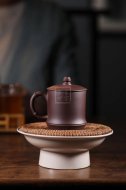 《雀竹杯》宜興紫砂壺實(shí)力派名家手工黃龍山紫泥泡茶壺茶具