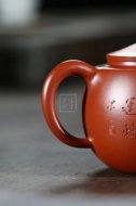 《時(shí)來(lái)運(yùn)轉(zhuǎn)》宜興紫砂壺工藝美術(shù)師純手工大紅袍創(chuàng)新壺茶壺茶杯茶具
