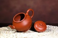 《孟臣款高虛扁》宜興紫砂壺實(shí)力派名家純手工朱泥茶壺茶具潘壺