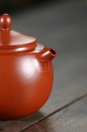 《時(shí)來(lái)運(yùn)轉(zhuǎn)》宜興紫砂壺工藝美術(shù)師純手工大紅袍創(chuàng)新壺茶壺茶杯茶具