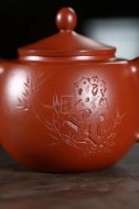 《時(shí)來(lái)運(yùn)轉(zhuǎn)》宜興紫砂壺工藝美術(shù)師純手工大紅袍創(chuàng)新壺茶壺茶杯茶具