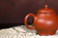 《孟臣款高虛扁》宜興紫砂壺實(shí)力派名家純手工朱泥茶壺茶具潘壺