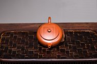 《桑扁》宜興紫砂壺工藝美術(shù)師手工大紅袍茶壺